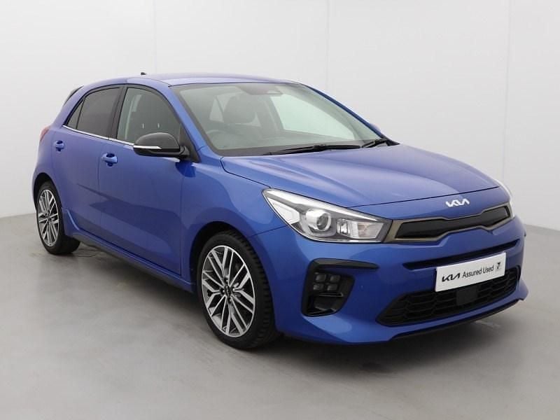 Used Kia Rio GT-Line S 101 HP (74 kW) 2023 Blue Hatchback