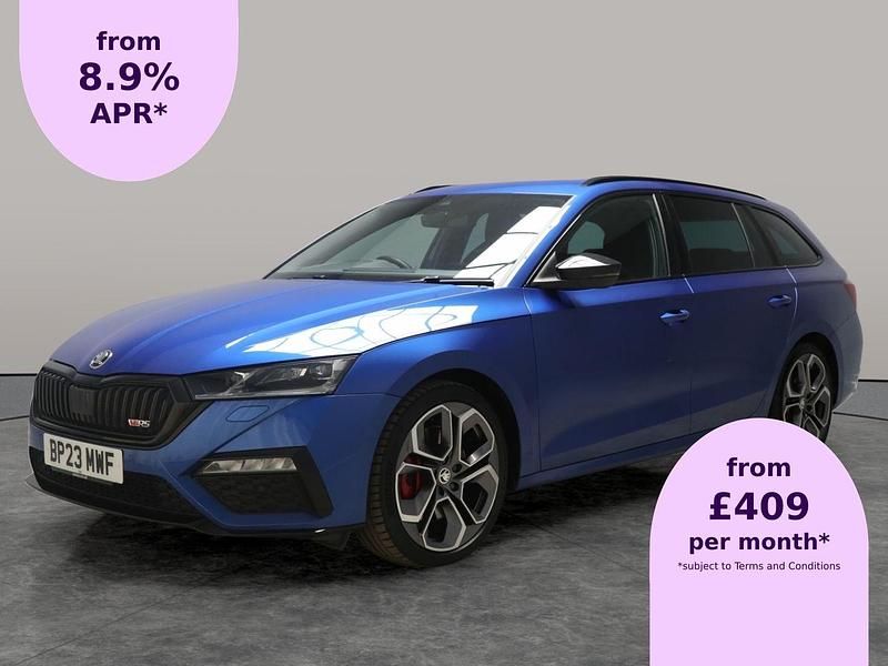 Blue Used 2023 Skoda Octavia vRS Estate | £26,012 (Expensive) - Image 1/2