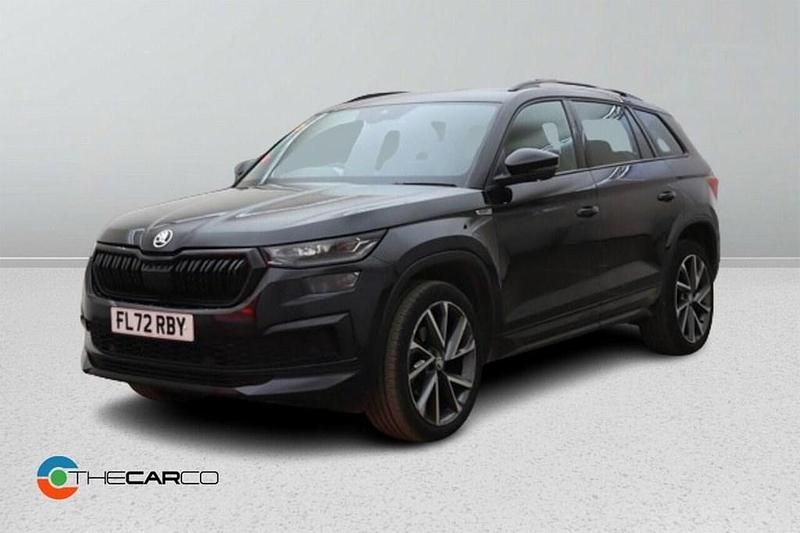 Used Skoda Kodiaq SportLine 150 HP (110 kW) 2022 Black SUV