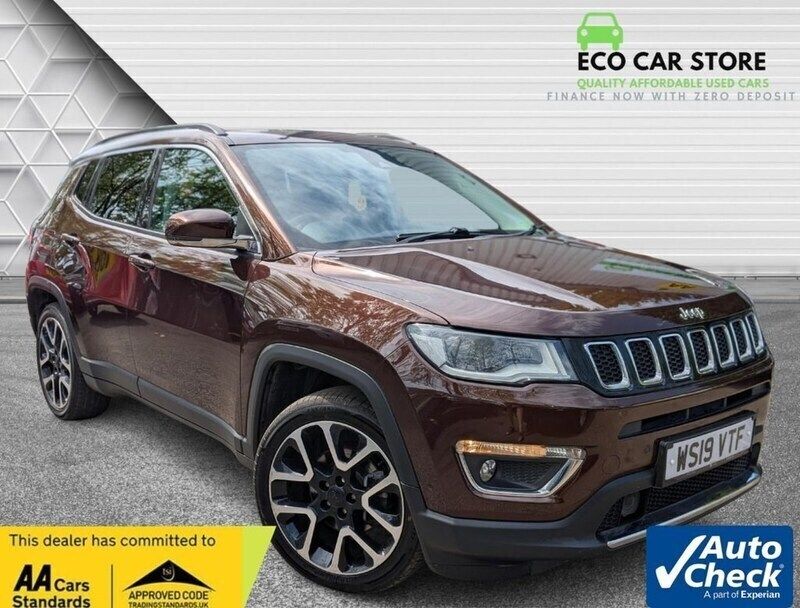 Bronze Used 2019 Jeep Compass Limited SUV | £12,995 (Good price) - Image 1/2
