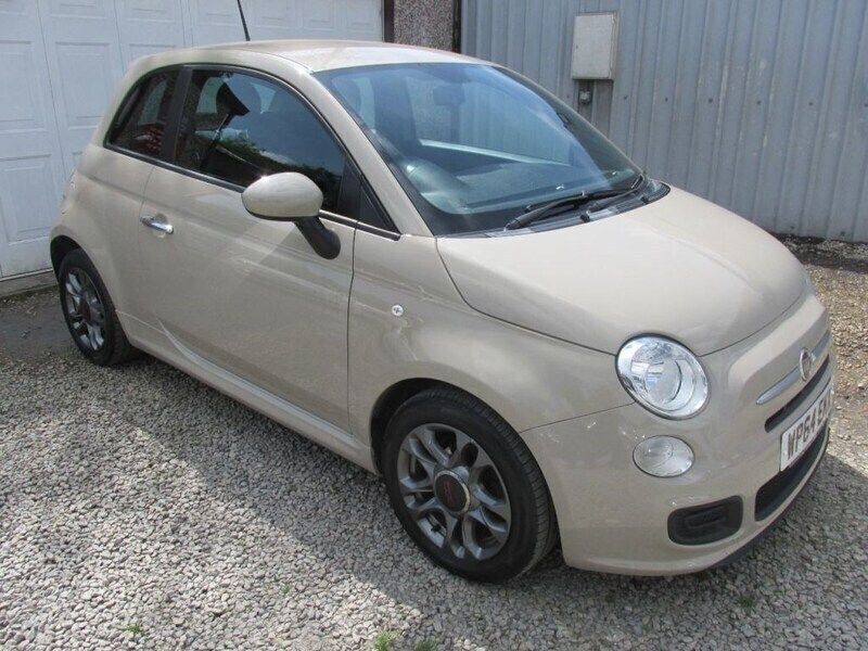Beige Used 2014 Fiat 500 S Hatchback | £4,490 (Fair price) - Image 1/4
