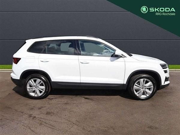 Used Skoda Karoq SE 148 HP (108 kW) 2025 Moon white metallic SUV