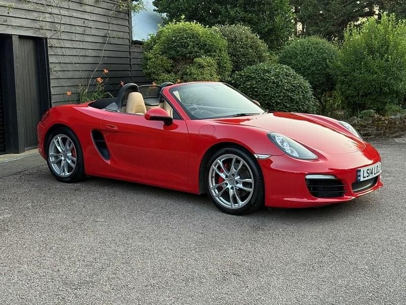 Used Porsche Boxster 315 HP (231 kW) 2014 Red Cabriolet