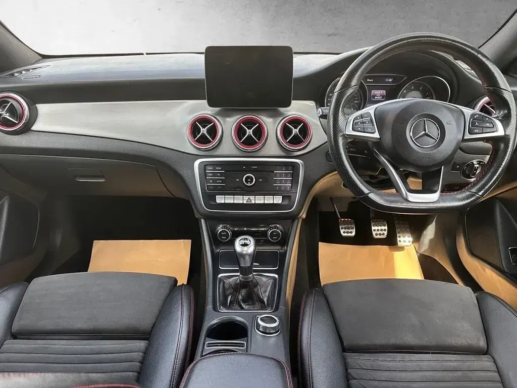 Used Mercedes CLA200 AMG line 156 HP (114 kW) 2019 Black Sedan