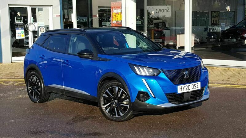 Blue Used 2020 Peugeot 2008 GT-line SUV | £11,495 (Fair price) - Image 1/4