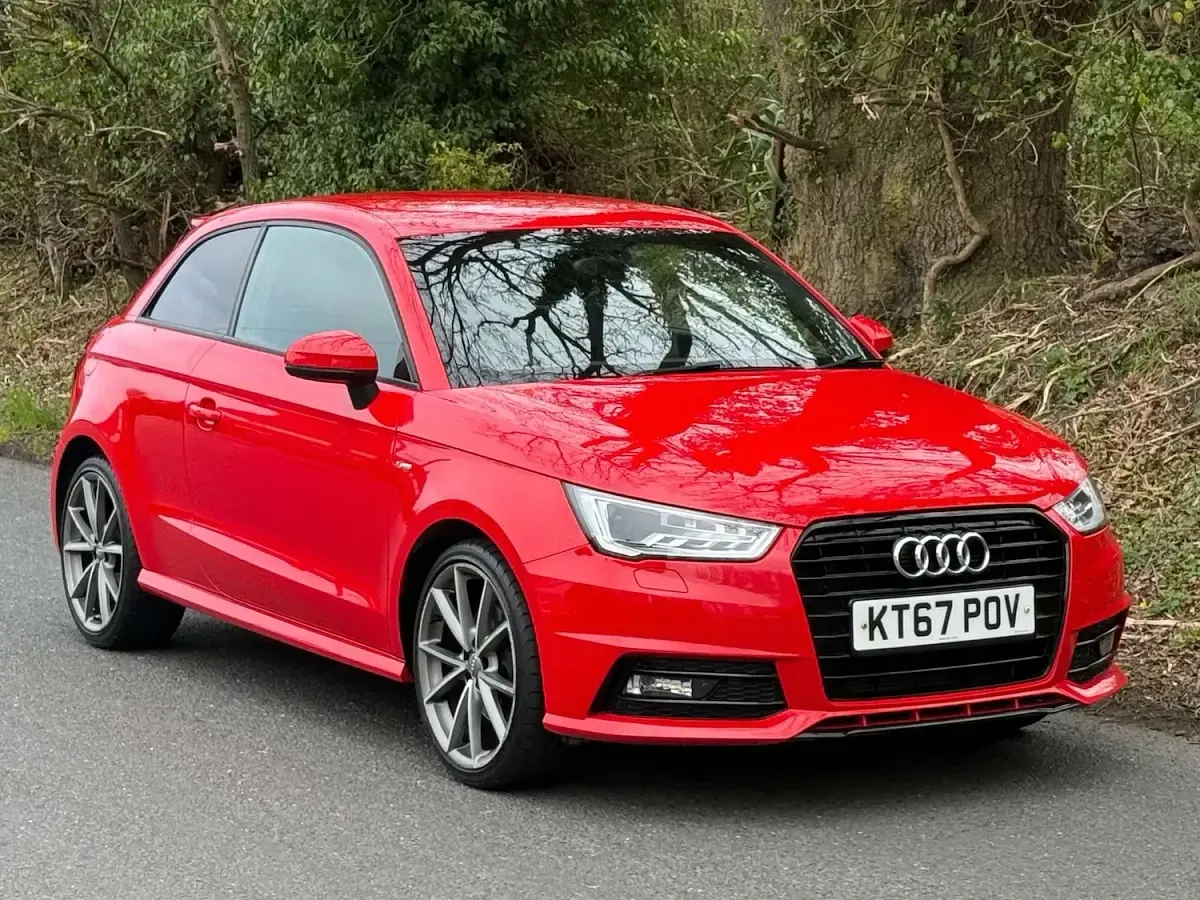Used Audi A1 Black Edition 150 HP (110 kW) 2018 Red Hatchback