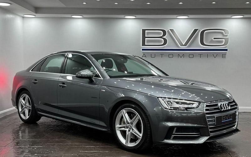 Used Audi A4 S-Line 252 HP (185 kW) 2018 Grey Sedan