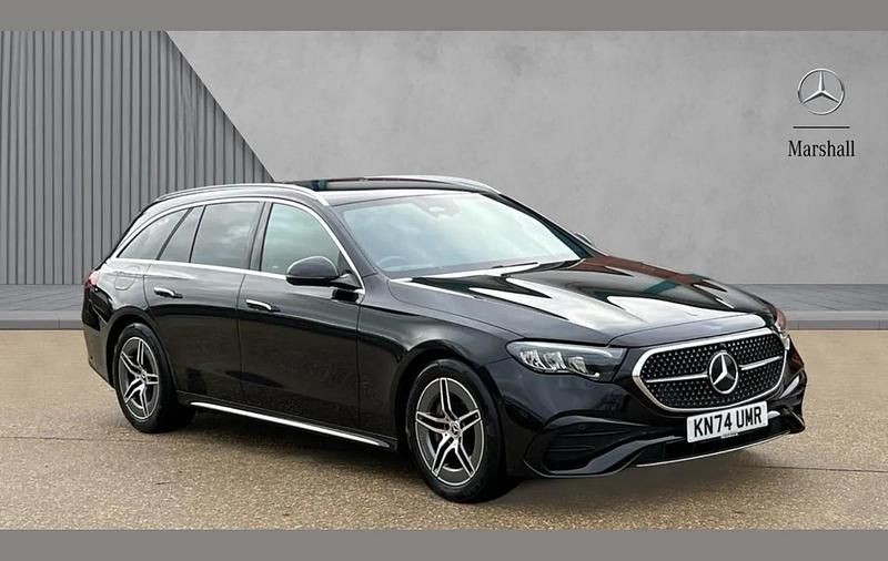 Black Used 2024 Mercedes E200 AMG line Estate | £37,590 (Fair price) - Image 1/4