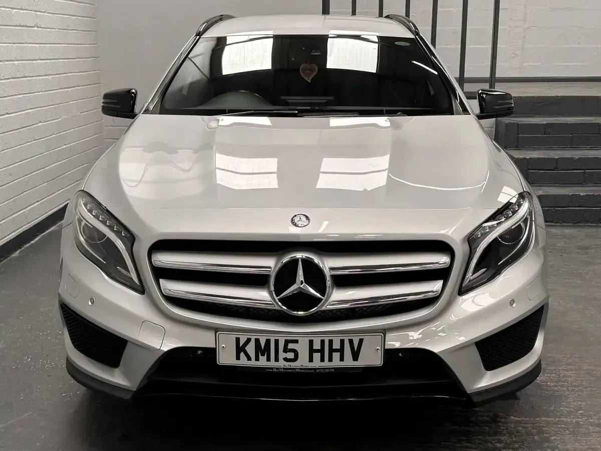 Used Mercedes GLA220 AMG line 170 HP (125 kW) 2015 Silver SUV