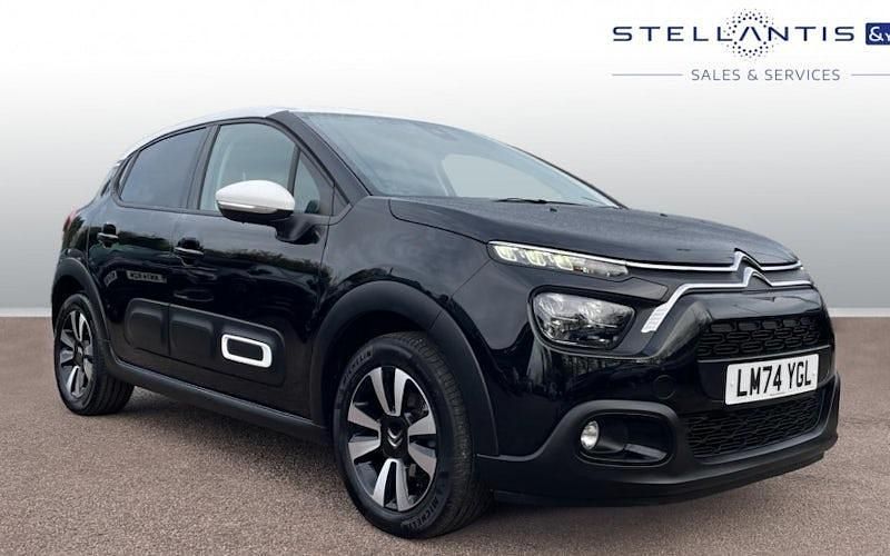 Black Used 2024 Citroën C3 PureTech Hatchback | £13,444 (Fair price) - Image 1/4