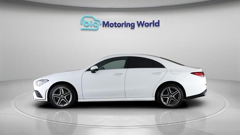 Used Mercedes CLA250e AMG line 218 HP (160 kW) 2022 White Sedan