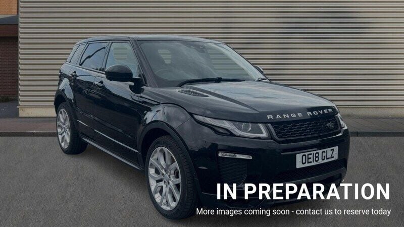 Black Used 2018 Land Rover Range Rover evoque HSE Dynamic SUV | £18,611 (Good price) - Image 1/4