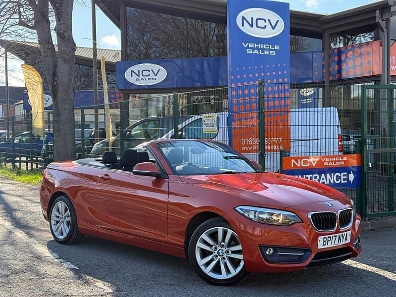 Used BMW 218 Sport Line 2017 Orange Cabriolet