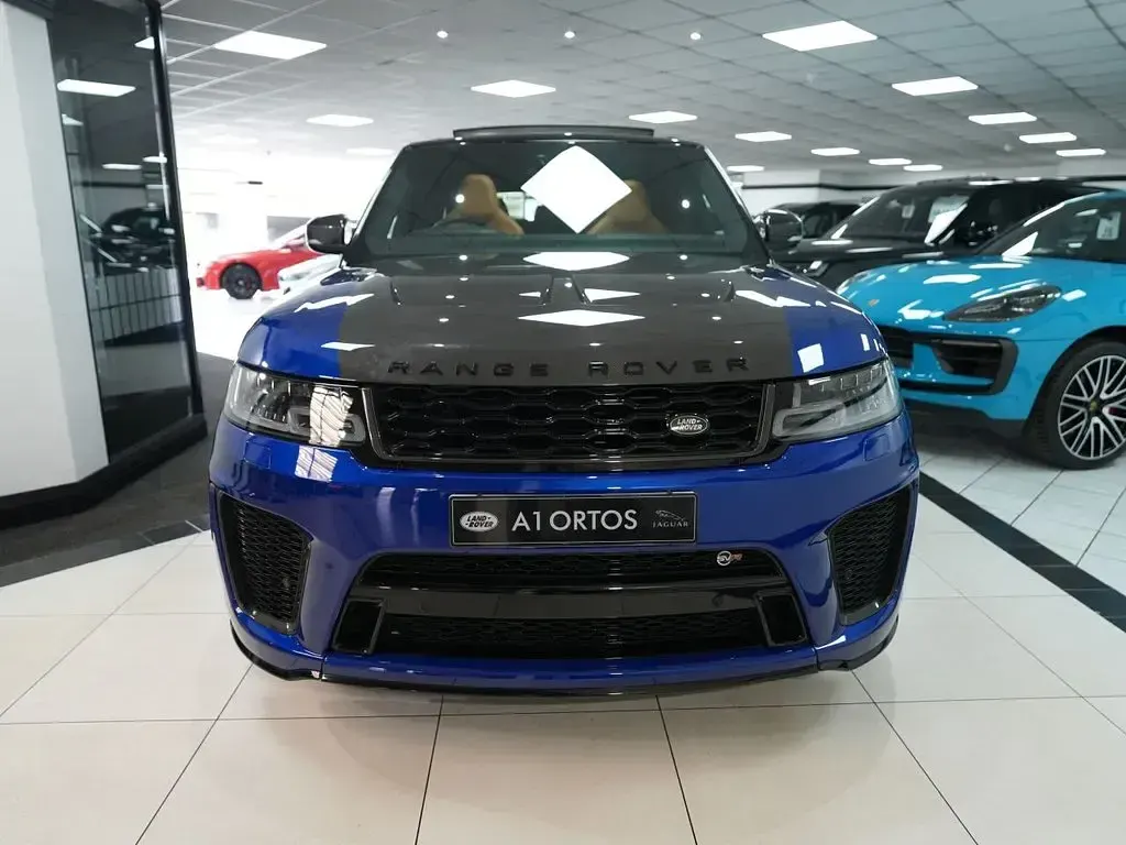 Used Land Rover Range Rover Sport SVR 575 HP (422 kW) 2021 Blue SUV