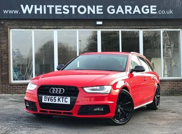 Used Audi A4 Black Edition 150 HP (110 kW) 2015 Red Estate