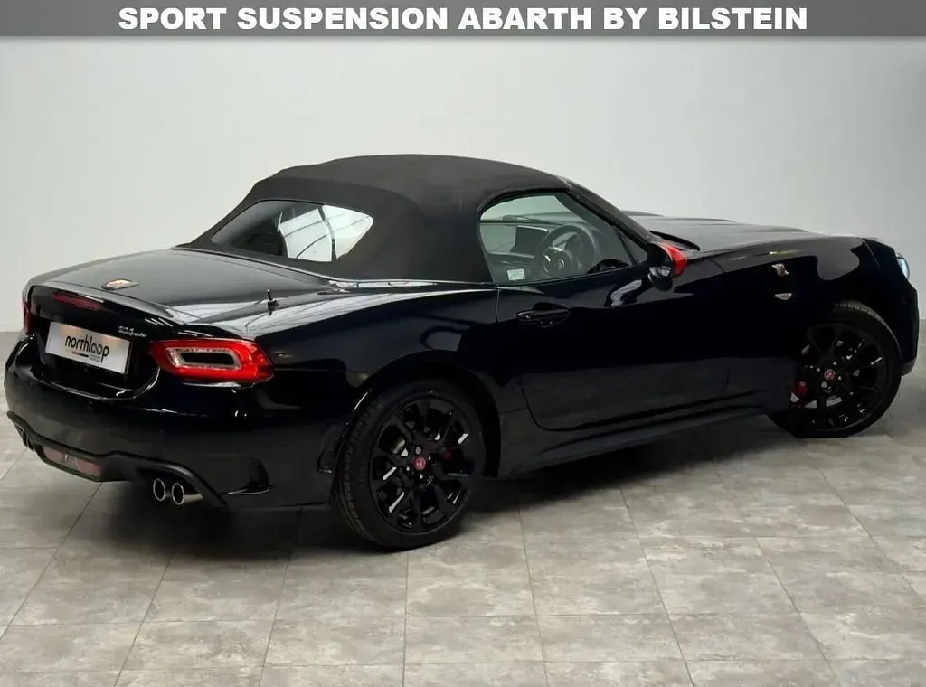 Used Abarth 124 Spider 170 HP (125 kW) 2016 Black Cabriolet
