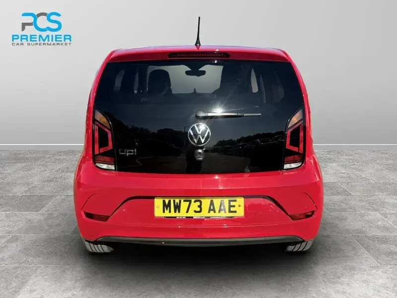 Used VW up! Black Edition 65 HP (47 kW) 2023 Red Hatchback