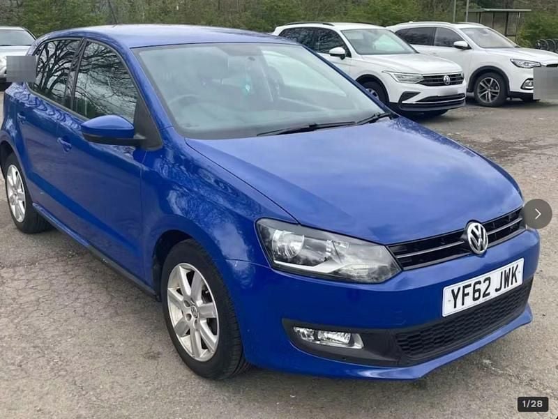 Used VW Polo Match 60 HP (44 kW) 2013 Blue Hatchback