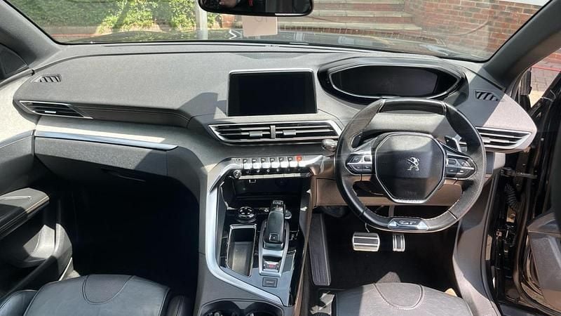 Black Used 2017 Peugeot 3008 GT SUV | £14,047 (Fair price) - Image 1/4