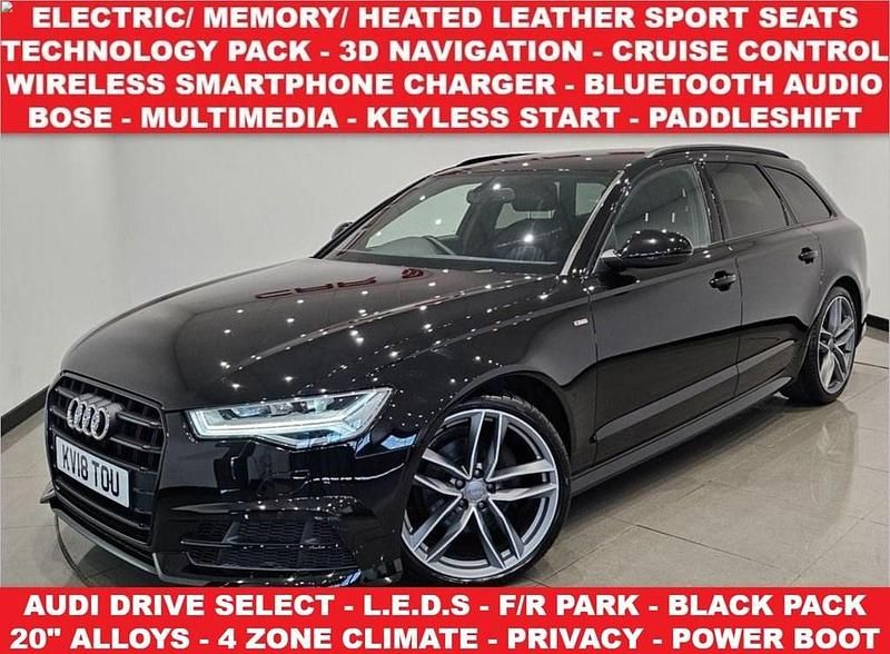 Black Used 2018 Audi A6 Black Edition Estate | £19,990 (A bit pricey) - Image 1/4