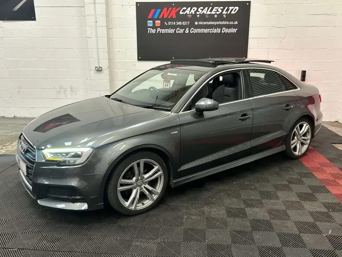 Used Audi A3 S-Line 150 HP (110 kW) 2017 Grey Sedan
