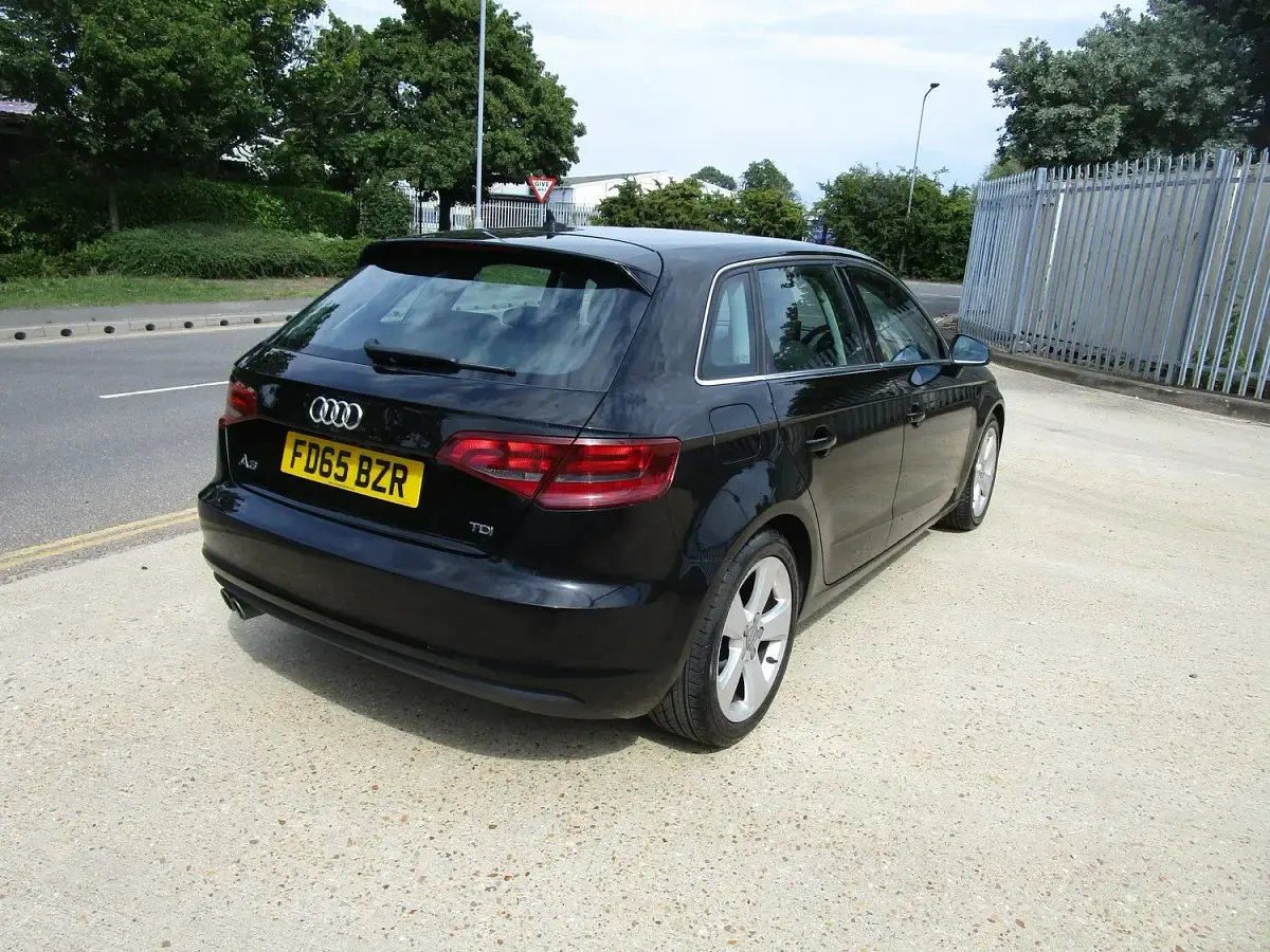 Used Audi A3 Sport 110 HP (80 kW) 2015 Black Hatchback