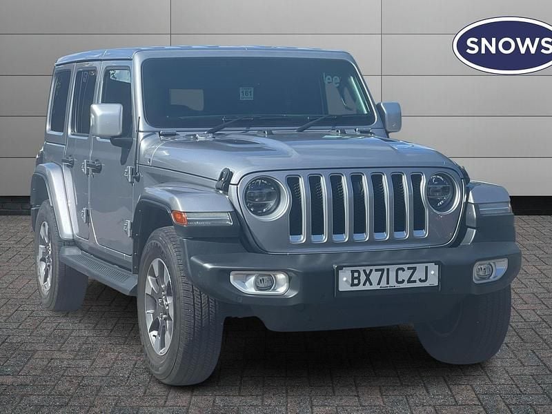 Silver Used 2021 Jeep Wrangler Overland SUV | £37,425 (Good price) - Image 1/4