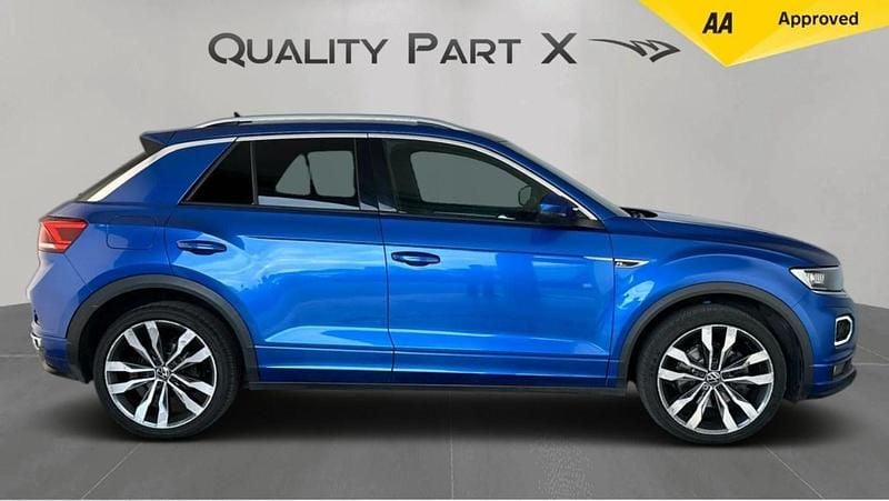 Used VW T-Roc R-line 190 HP (139 kW) 2020 Blue SUV