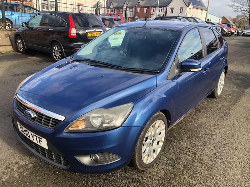 Blue metallic Used 2010 Ford Focus Zetec Hatchback | £1,695 (Fair price) - Image 1/4