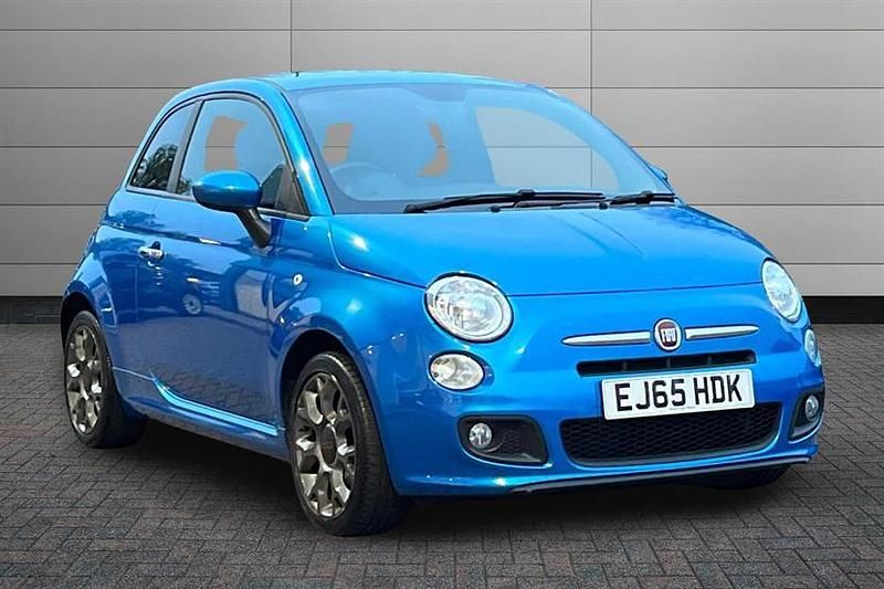 Electronica blue Used 2015 Fiat 500 S Hatchback | £4,690 (Fair price) - Image 1/2