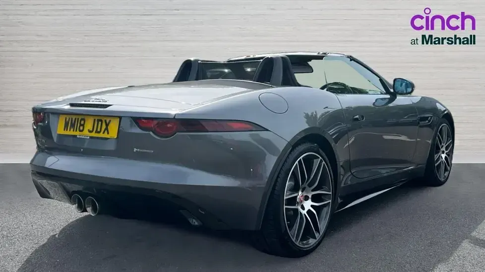 Used Jaguar F-Type R-Dynamic 380 HP (279 kW) 2018 Grey Cabriolet