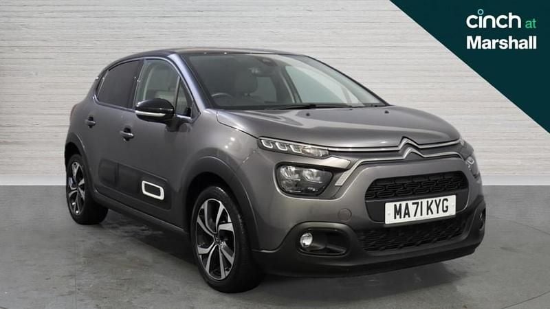 Grey Used 2021 Citroën C3 PureTech Hatchback | £10,878 (Fair price) - Image 1/4
