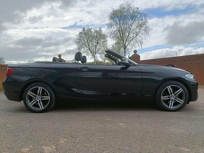 Used BMW 220 Sport Line 2016 Black Cabriolet