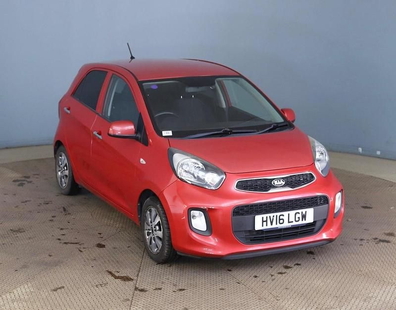 Used Kia Picanto 66 HP (48 kW) 2016 Red Hatchback