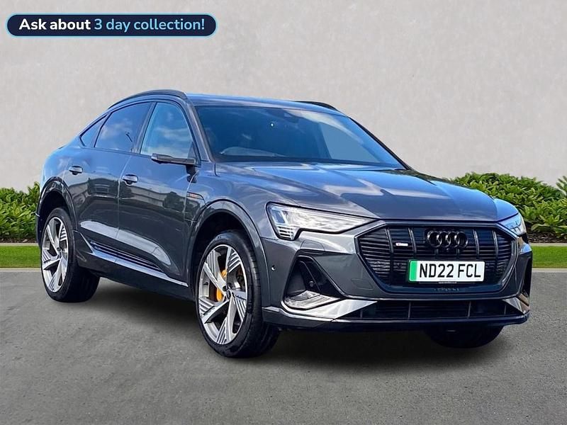 Grey Used 2022 Audi e-tron Business SUV | £36,920 - Image 1/4