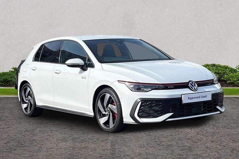 White Used 2025 VW Golf VIII GTI Hatchback | £34,995 (Fair price) - Image 1/4
