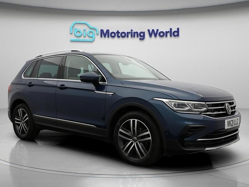 Blue Used 2021 VW Tiguan Elegance SUV | £24,000 (Fair price) - Image 1/4