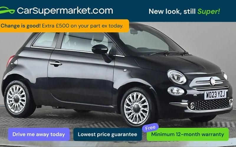 Used Fiat 500 70 HP (51 kW) 2023 Black Hatchback