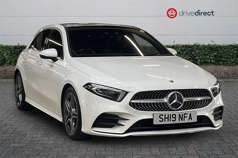 White Used 2019 Mercedes A200 AMG Line Premium Plus Hatchback | £17,850 (A bit pricey) - Image 1/4