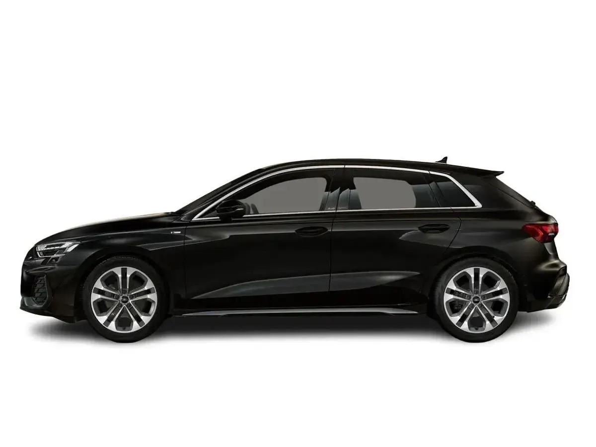 New Audi A3 Sportback S-Line 2026 Black Hatchback
