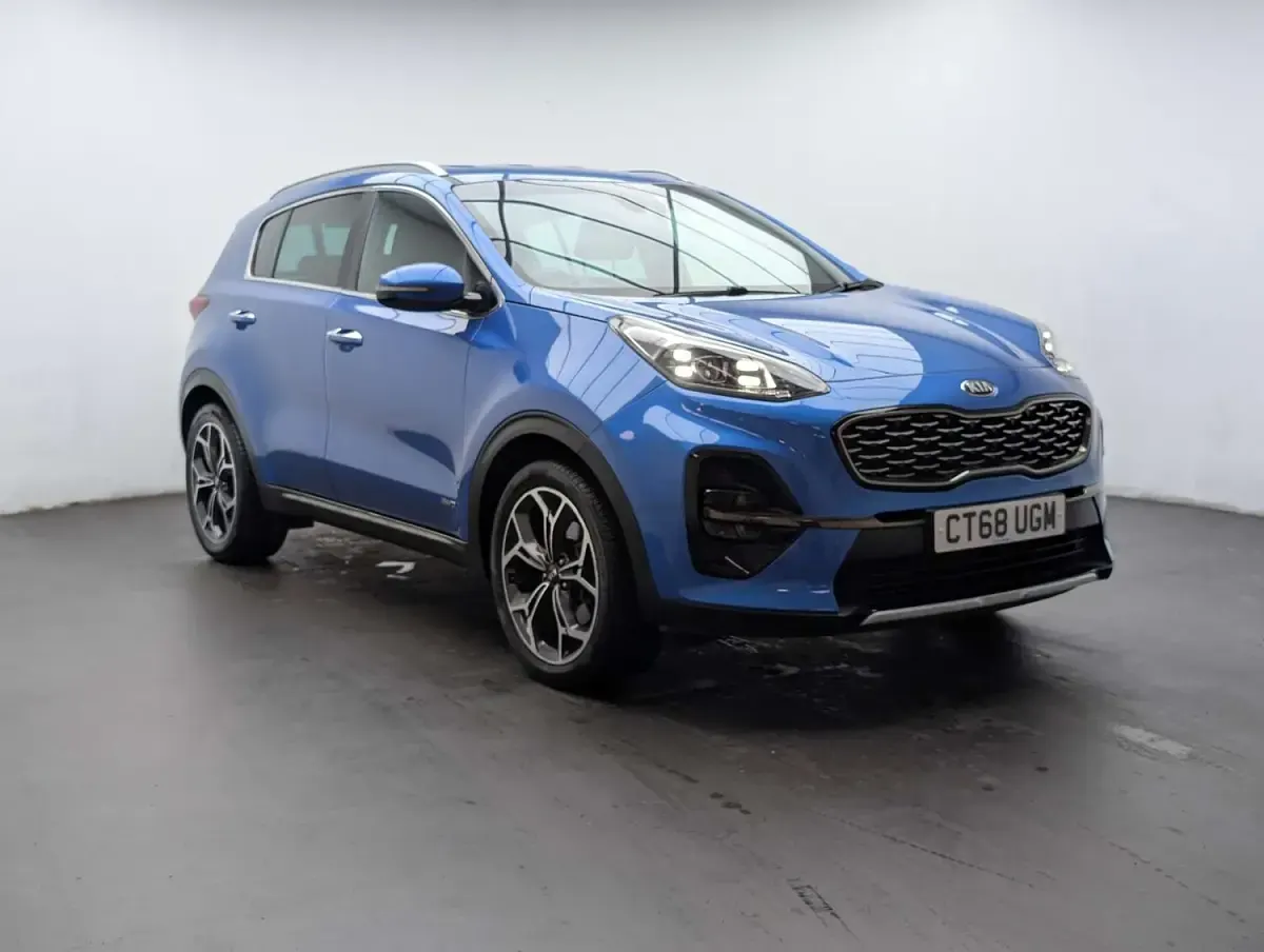 Used Kia Sportage GT-Line 177 HP (130 kW) 2019 Blue SUV