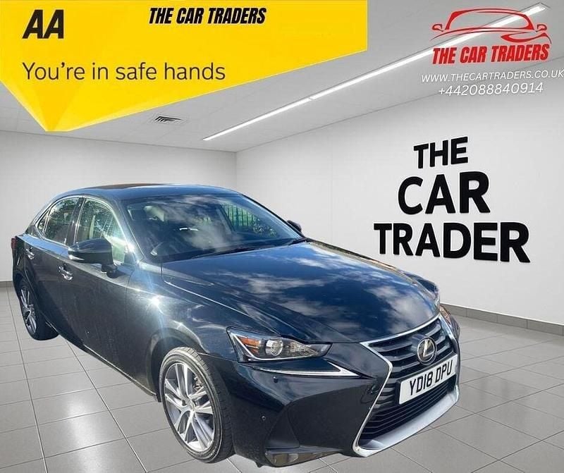 Black Used 2018 Lexus IS300h Executive Line Sedan | £15,488 (Fair price) - Image 1/3