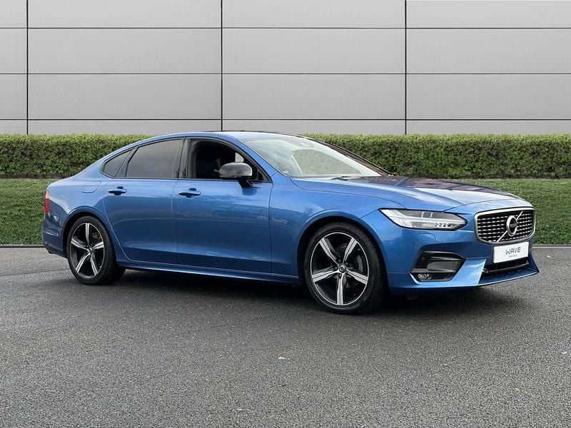 Blue Used 2019 Volvo S90 R-Design Sedan | £18,295 (Fair price) - Image 1/4