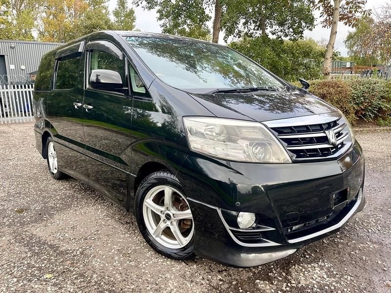 Black Used 2008 Toyota Alphard Platinum MPV | £9,999 - Image 1/4