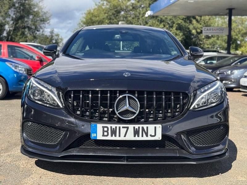 Used Mercedes C220 AMG line 170 HP (125 kW) 2017 Black Coupe