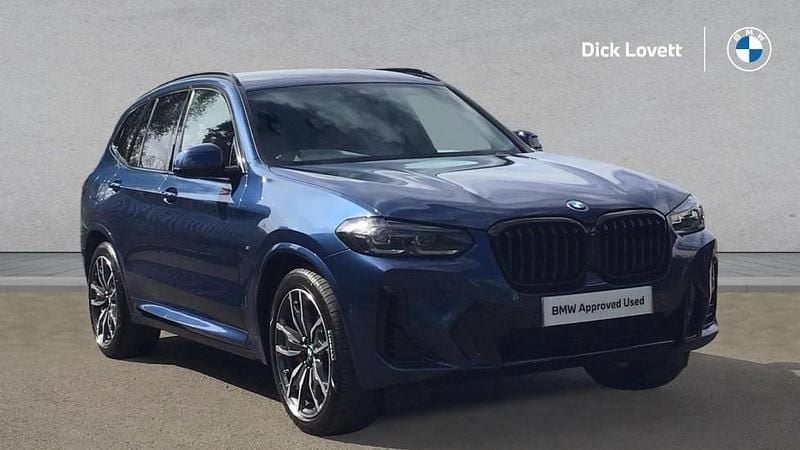 Blue Used 2022 BMW X3 M Sport SUV | £35,995 (A bit pricey) - Image 1/4