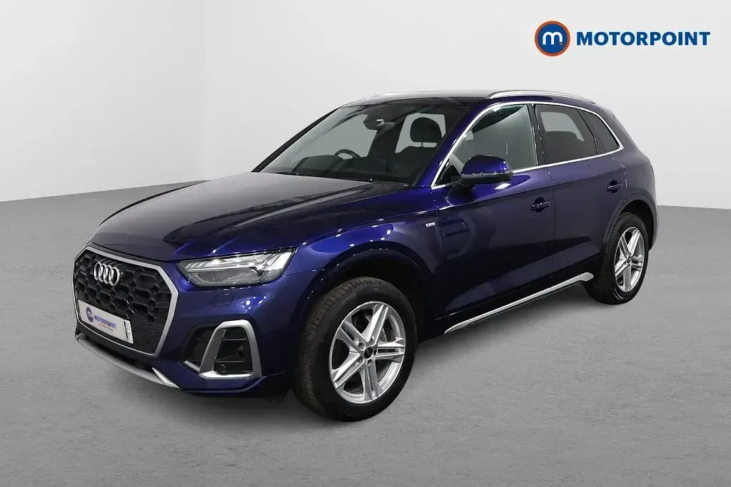 Begagnad Audi Q5 S-Line 204 HK (150 kW) 2023 Blå SUV