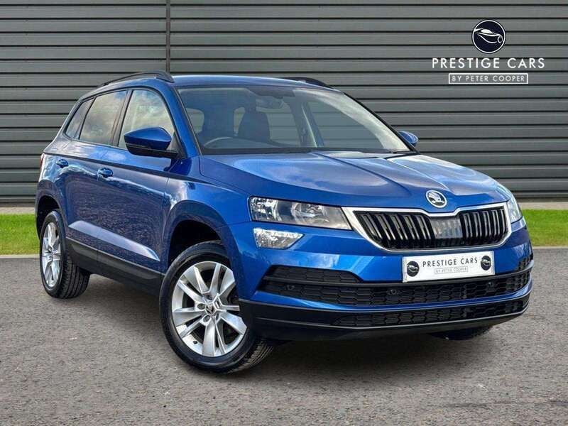 Blue Used 2021 Skoda Karoq SE Technology SUV | £17,692 (Fair price) - Image 1/4