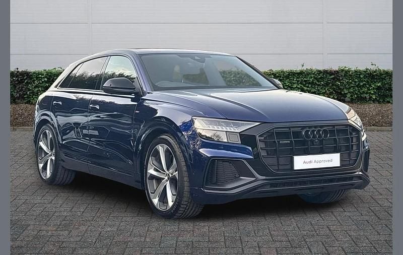 Used Audi Q8 Black Edition 281 HP (206 kW) 2022 Blue SUV