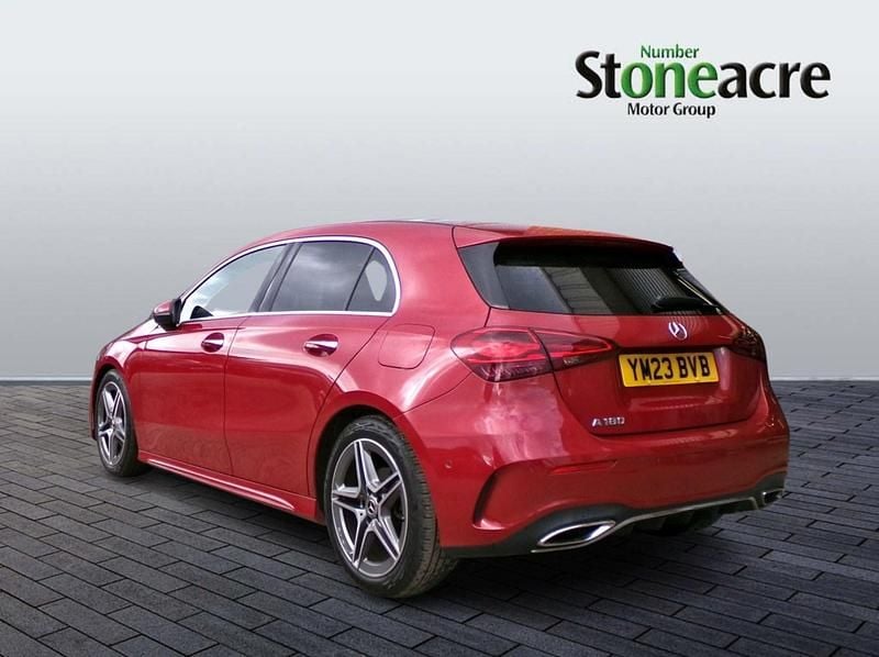 Used Mercedes A180 Executive 136 HP (100 kW) 2023 Red Hatchback
